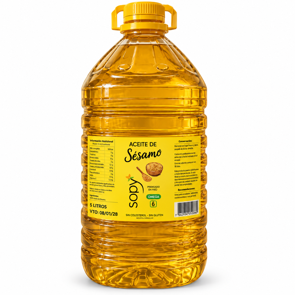 [1946753214860] Aceite de Sésamo SOPY 5 L