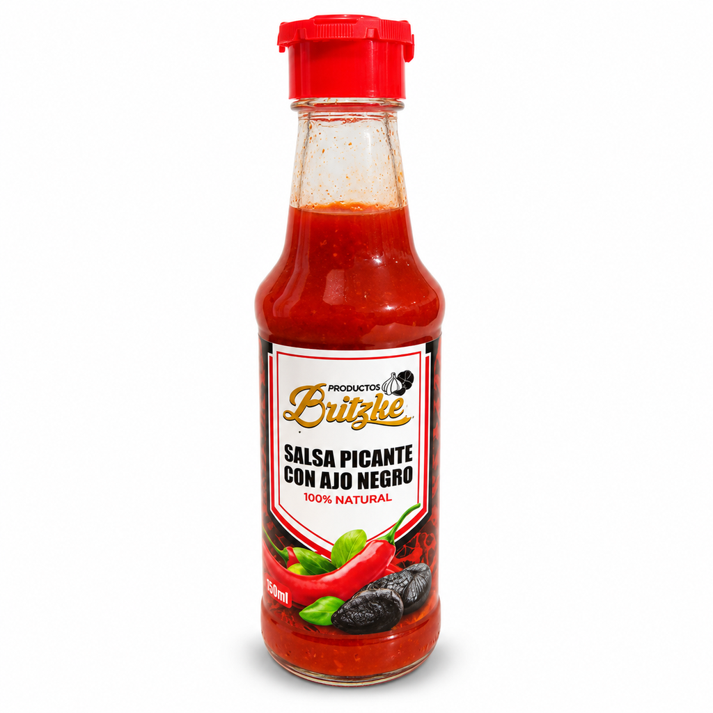 [737186547073] Salsa Picante con Ajo Negro Britzke 150 ml