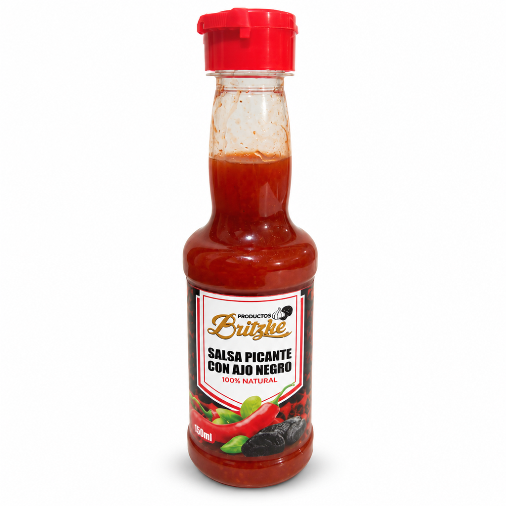 [619205794289] Salsa Picante con Ajo Negro Eco. Britzke 150 ml