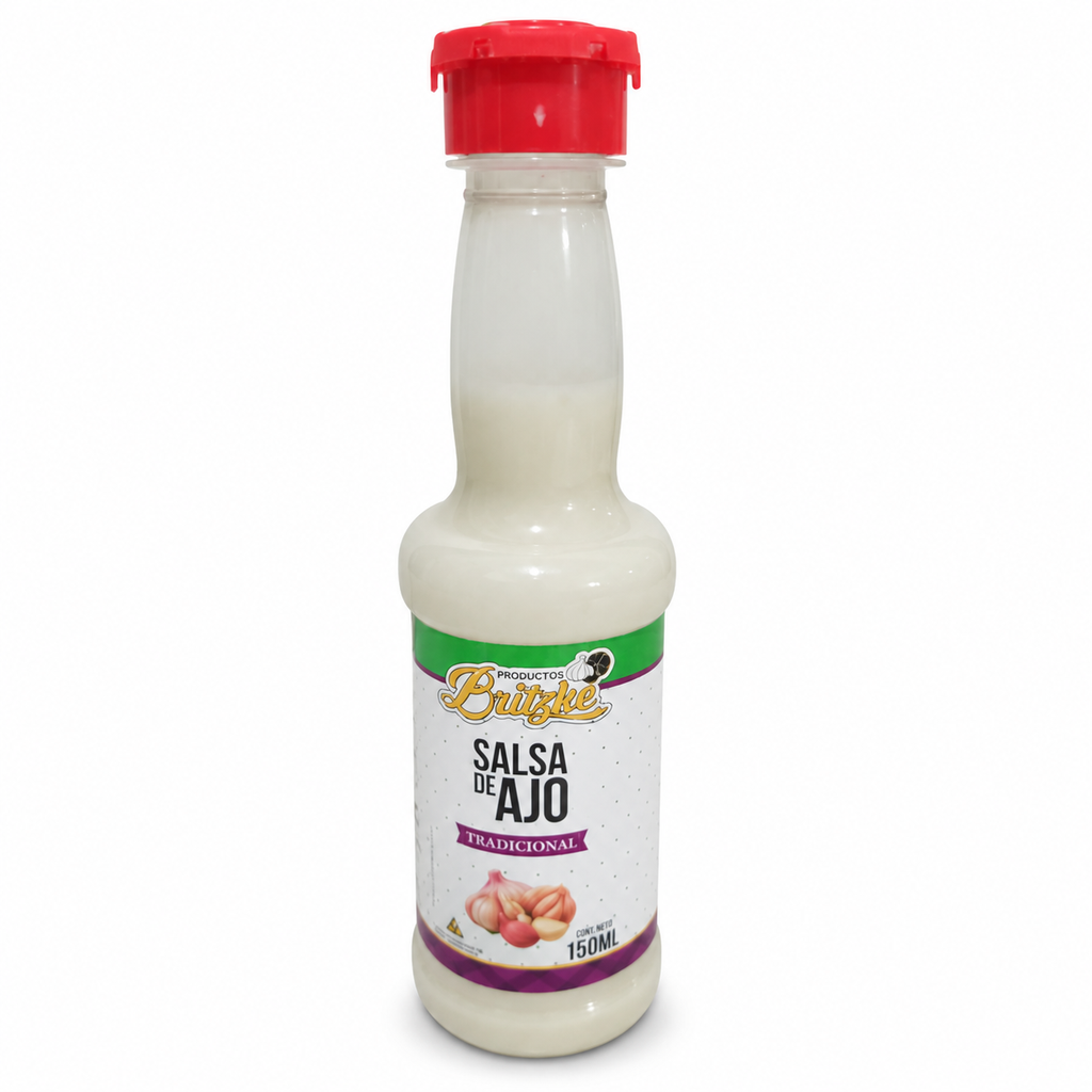 [788792286818] Salsa de Ajo Tradicional Britzke 150 ml