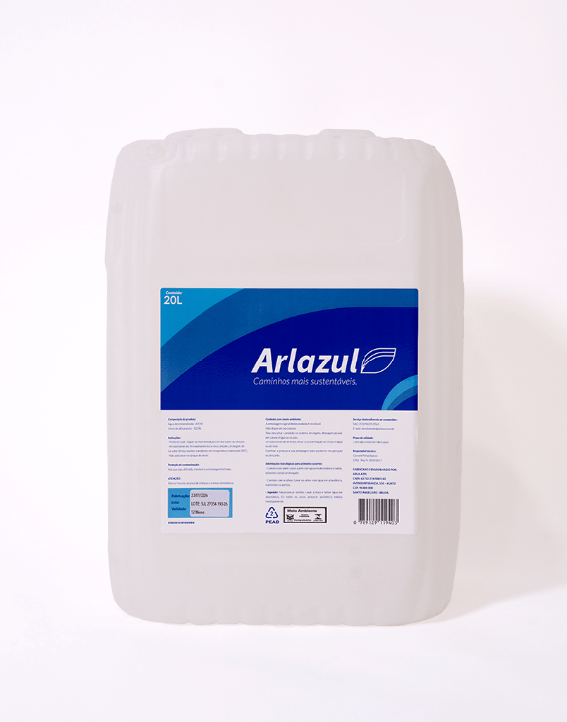 ARLA 32 Arlazul — Bidón 20 L, vista frontal