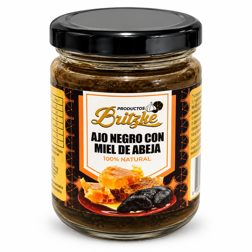 [737186547035] Ajo Negro con Miel de Abeja Britzke 250 g