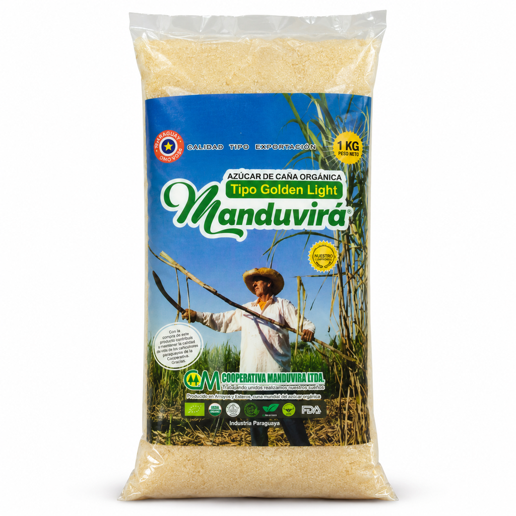 [7848001990073] Azúcar Orgánica Manduvirá Golden Light 1 kg